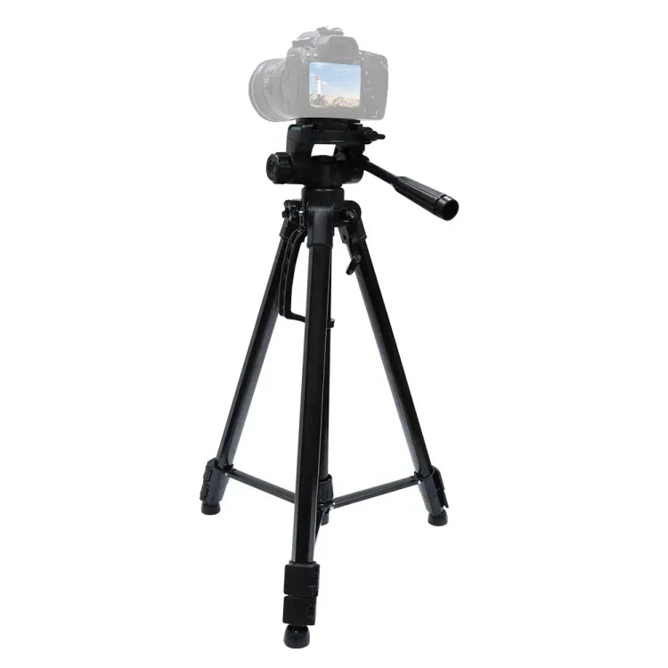 L-3600 Live-Stativ mit dreidimensionaler Dämpfung, abnehmbarer Schnellwechselplatte, Höhenverstellung 62–170 cm für SLR-Kameras und Live-Lichtprojektoren (Schwarz), L-3600