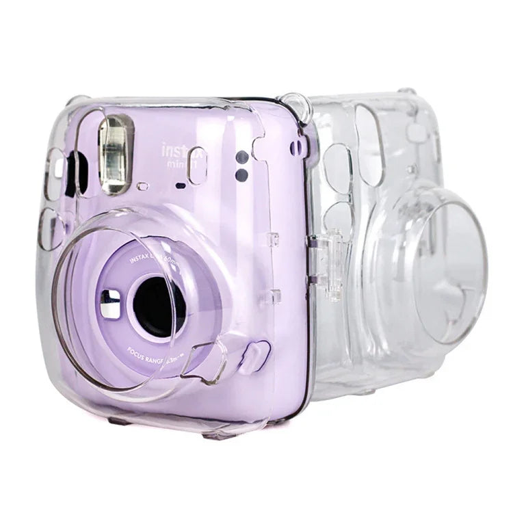 Richwell Tragetasche mit Kristall-Hartschalendeckel und Schultergurt für Fujifilm Instax Mini 11