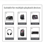 R6 NFC Bluetooth 5.0 Desktop-Musikempfänger Bluetooth-Empfänger, unterstützt TF-Karte