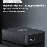 R6 NFC Bluetooth 5.0 Desktop-Musikempfänger Bluetooth-Empfänger, unterstützt TF-Karte