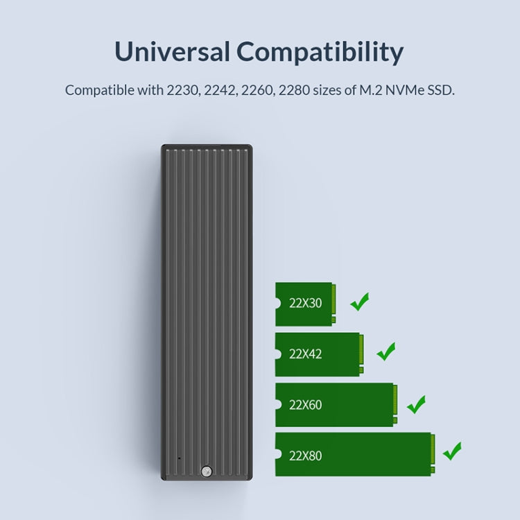 ORICO M2PV-C3 M.2 NVMe SSD Gehäuse, ORICO M2PV-C3