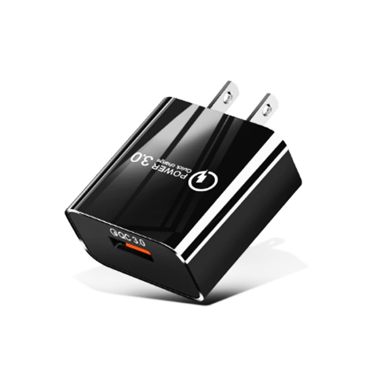 Mini QC3.0 USB 18W Mobile Phone Tablet Universal Fast Charger, US Plug, US Plug