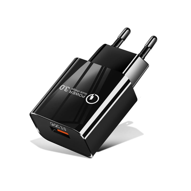 Mini QC3.0 USB 18W Handy Tablet Universal Schnellladegerät, EU Stecker