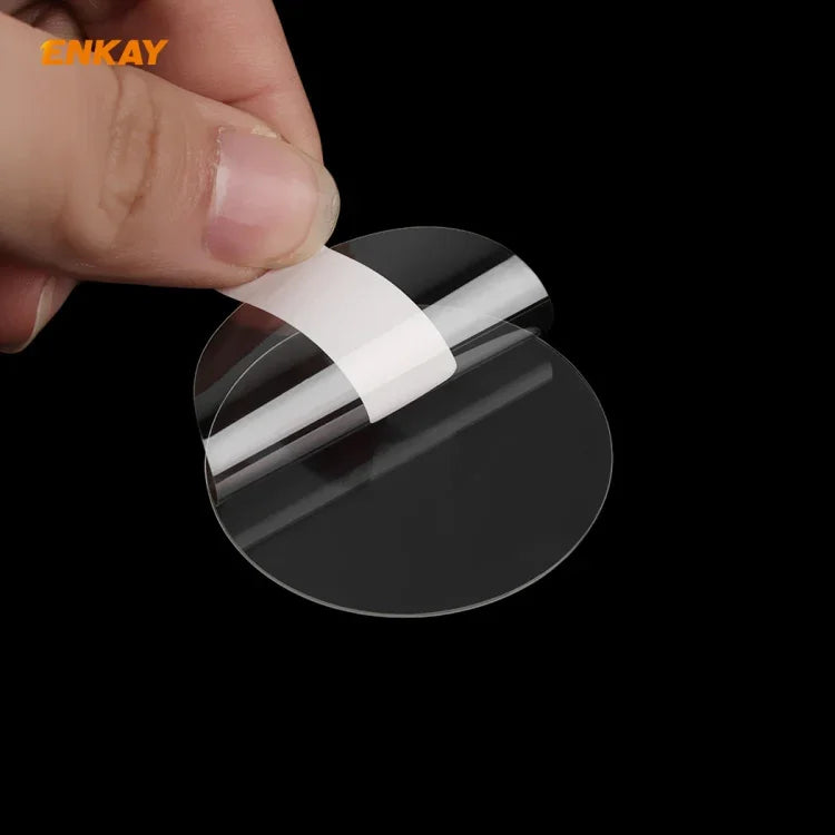 2 Stück ENKAY Hat-Prince 0,2 mm 9H 2,15D Displayschutzfolie aus gehärtetem Glas mit gebogenen Kanten für Samsung Galaxy Watch 3 (45 mm) und Samsung Galaxy Watch 3 (41 mm)