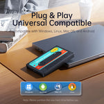 ORICO 2580U3 2,5 Zoll USB 3.0 SATA Festplattengehäuse Klassische mobile Festplattenbox, 2580U3