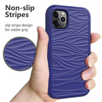 For iPhone 11 Pro Wave Pattern 3 in 1 Silicone+PC Shockproof Protective Case, For iPhone 11 Pro