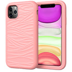 For iPhone 11 Pro Max Wave Pattern 3 in 1 Silicone+PC Shockproof Protective Case, For iPhone 11 Pro Max