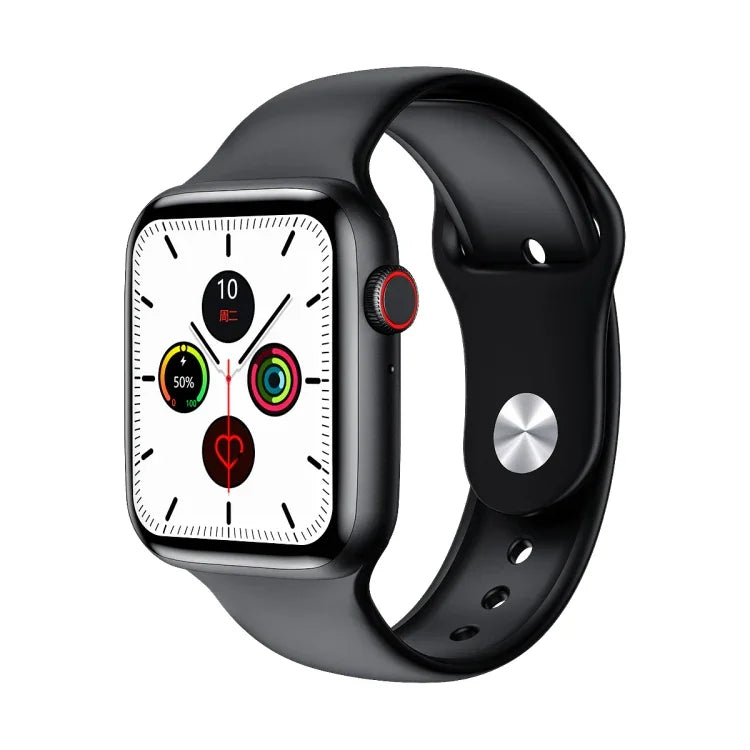 W26 Smartwatch mit 1,75 Zoll IPS-Farbdisplay, IP68 wasserdicht, unterstützt Temperatur-, Herzfrequenz-, Blutdruck- und Schlafüberwachung