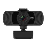 Richwell PC-06 Mini 360 Grad drehbare 4,0 MP HD Autofokus PC-Webcam mit Geräuschreduzierendem Mikrofon