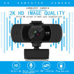 Richwell PC-06 Mini 360 Grad drehbare 4,0 MP HD Autofokus PC-Webcam mit Geräuschreduzierendem Mikrofon