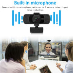 Richwell PC-06 Mini 360 Grad drehbare 4,0 MP HD Autofokus PC-Webcam mit Geräuschreduzierendem Mikrofon