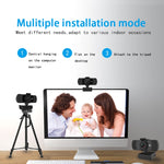Richwell PC-06 Mini 360 Grad drehbare 4,0 MP HD Autofokus PC-Webcam mit Geräuschreduzierendem Mikrofon