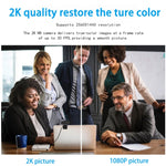 Richwell PC-06 Mini 360 Grad drehbare 4,0 MP HD Autofokus PC-Webcam mit Geräuschreduzierendem Mikrofon