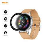 2 STÜCK ENKAY Hat-Prince 3D Vollbild Soft PC Edge + PMMA HD Displayschutzfolie, für Huawei Watch GT 2 42mm, für Samsung Galaxy Active 2 40mm, für Samsung Galaxy Active 2 44mm, für Xiaomi Mi Band 4, für Fitbit Versa 2