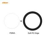 2 STÜCK ENKAY Hat-Prince 3D Vollbild Soft PC Edge + PMMA HD Displayschutzfolie, für Huawei Watch GT 2 42mm, für Samsung Galaxy Active 2 40mm, für Samsung Galaxy Active 2 44mm, für Xiaomi Mi Band 4, für Fitbit Versa 2