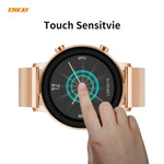 2 STÜCK ENKAY Hat-Prince 3D Vollbild Soft PC Edge + PMMA HD Displayschutzfolie, für Huawei Watch GT 2 42mm, für Samsung Galaxy Active 2 40mm, für Samsung Galaxy Active 2 44mm, für Xiaomi Mi Band 4, für Fitbit Versa 2