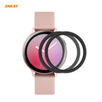 2 STÜCK ENKAY Hat-Prince 3D Vollbild Soft PC Edge + PMMA HD Displayschutzfolie, für Huawei Watch GT 2 42mm, für Samsung Galaxy Active 2 40mm, für Samsung Galaxy Active 2 44mm, für Xiaomi Mi Band 4, für Fitbit Versa 2
