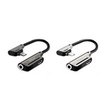 ENKAY ENK-AT103 8-Pin zu 3,5mm Audio & 8-Pin Lade Schnittstellen Konverter Zinklegierung Adapter, 3,5mm Audio & 8-Pin Ladeanschluss