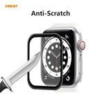 5 Stück ENKAY Hat-Prince 3D Vollbild-Displayschutzfolie aus PET, gebogen, heißbiegebar, für Apple Watch Series 6/5/4/SE 44 mm