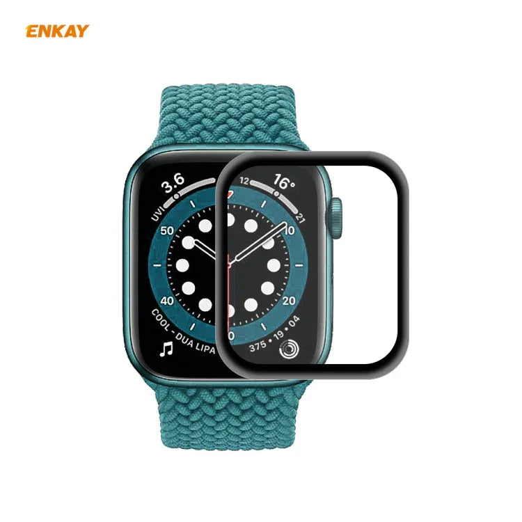 ENKAY Hat-Prince 3D Vollbild-Displayschutzfolie aus weichem PC-Rand und PMMA HD, für Apple Watch 6/5/4/SE 44 mm und 40 mm