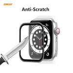 2 Stück ENKAY Hat-Prince 3D Vollbild-Displayschutzfolie aus weichem PC-Rand + PMMA HD-Displayschutzfolie, für Apple Watch 6/5/4/SE 44 mm und 40 mm