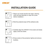 2 Stück ENKAY Hat-Prince 3D Vollbild-Displayschutzfolie aus weichem PC-Rand + PMMA HD-Displayschutzfolie, für Apple Watch 6/5/4/SE 44 mm und 40 mm