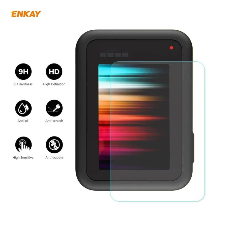 ENKAY Hat-Prince 3-in-1 0,2 mm 9H 2,15D Schutzglasfolie für GoPro HERO9