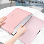 4 in 1 Universelle Laptop-Halter PU Wasserdichte Schutz-Handgelenk Laptop-Tasche, 11/12 Zoll, 13/14 Zoll, 15/16 Zoll