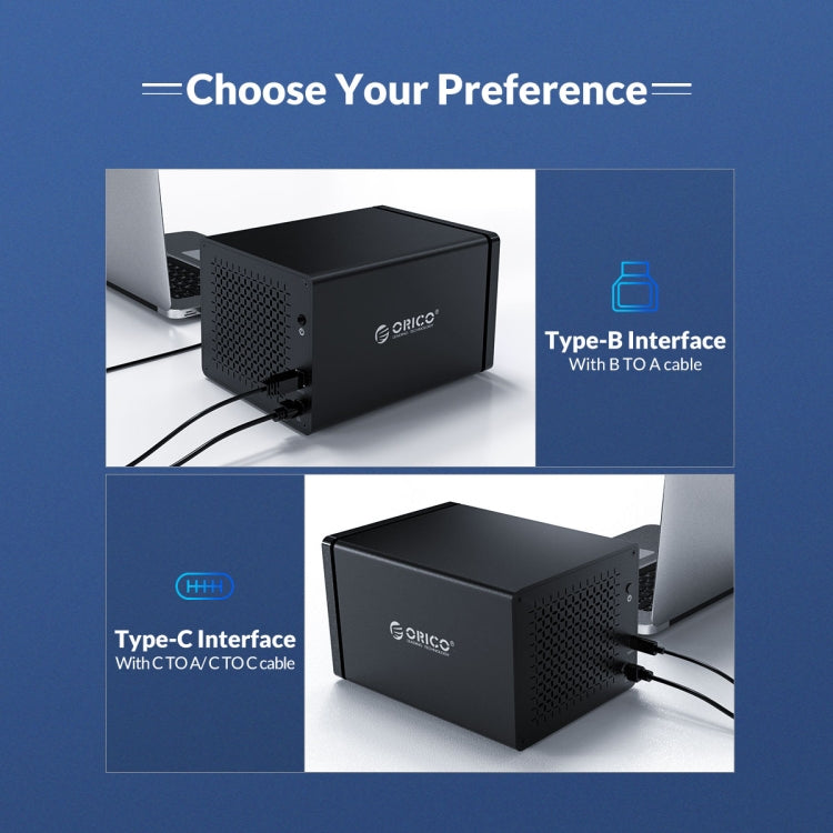 ORICO NS200RU3 2-Bay USB3.0 Festplattengehäuse mit Raid, NS200RU3