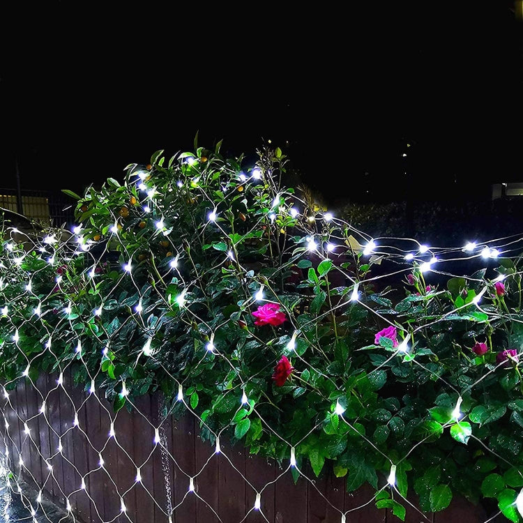 4x6m 672 LEDs Wasserdichte Fischernetzlichter, Lichterkette, Lichtervorhang, Märchenhochzeitsparty, Weihnachtsdekoration, Lampen 220V, EU-Stecker