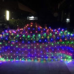4x6m 672 LEDs Wasserdichte Fischernetzlichter, Lichterkette, Lichtervorhang, Märchenhochzeitsparty, Weihnachtsdekoration, Lampen 220V, EU-Stecker