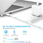 PD3.0 30W USB-C / Typ-C Schnittstelle Universal-Reise-Ladegerät mit abnehmbarem Fuß, UK-Stecker, UK-Stecker
