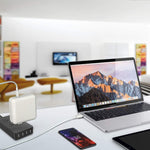 PD3.0 30W USB-C / Typ-C Schnittstelle Universal-Reise-Ladegerät mit abnehmbarem Fuß, UK-Stecker, UK-Stecker
