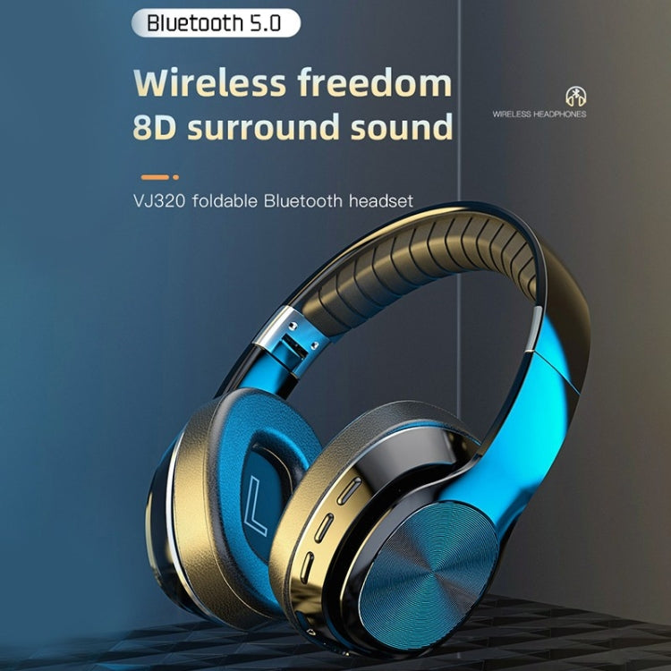 VJ320 Bluetooth 5.0 Kopfbügel Faltbare Kabellose Kopfhörer Unterstützt TF-Karte mit Mikrofon, VJ320 Schwarz, VJ320 Blau, VJ320 Rot, VJ320 Weiß