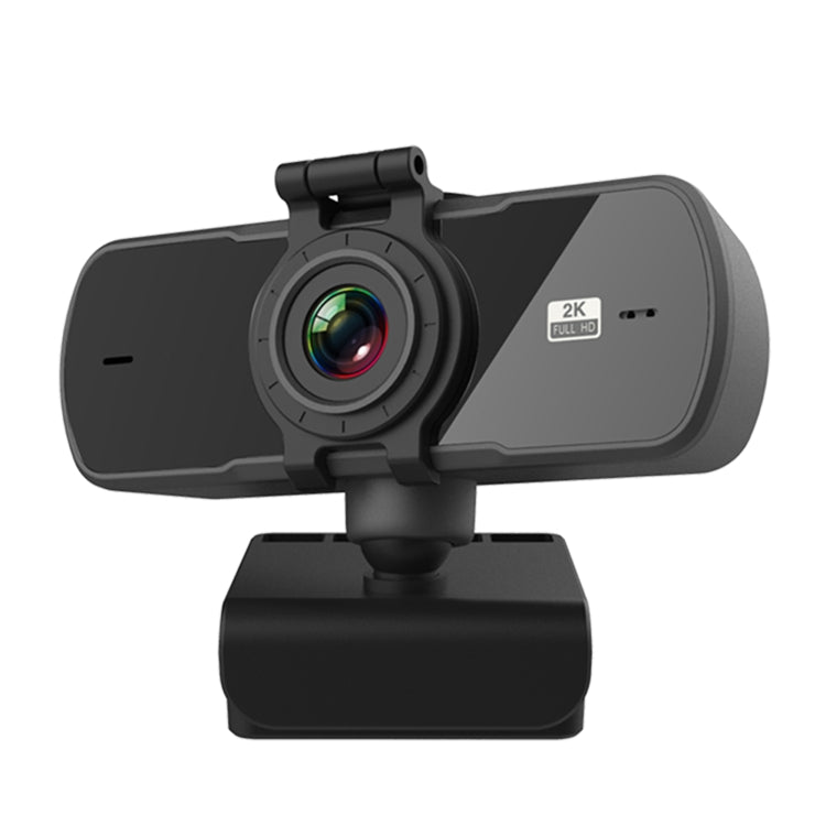 C5 4 Millionen Pixel Autofokus 2K Full HD Webcam 360 Grad Drehung USB Treiberfreie Live-Übertragungs-Webkamera mit Mikrofon, C5