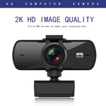 C5 4 Millionen Pixel Autofokus 2K Full HD Webcam 360 Grad Drehung USB Treiberfreie Live-Übertragungs-Webkamera mit Mikrofon, C5