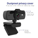 C5 4 Millionen Pixel Autofokus 2K Full HD Webcam 360 Grad Drehung USB Treiberfreie Live-Übertragungs-Webkamera mit Mikrofon, C5