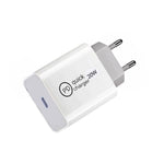 SDC-20W PD 20W Einzelladegerät mit USB-C / Typ-C Schnittstelle, EU-Stecker, US-Stecker, UK-Stecker
