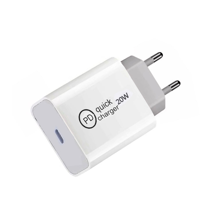 SDC-20W PD 20W Einzelladegerät mit USB-C / Typ-C Schnittstelle, EU-Stecker, US-Stecker, UK-Stecker