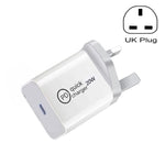 SDC-20W PD 20W Einzelladegerät mit USB-C / Typ-C Schnittstelle, EU-Stecker, US-Stecker, UK-Stecker