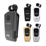 F920 CSR4.1 Einziehbares Kabel Anrufer Vibrationserinnerung Diebstahlschutz Bluetooth Headset, Schwarz, Weiß, Gold, Silber, Grau