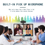 B1 4 Millionen Pixel 2K Auflösung HD 1080P 360-Grad drehbare Webcam mit Mikrofon & Stativ