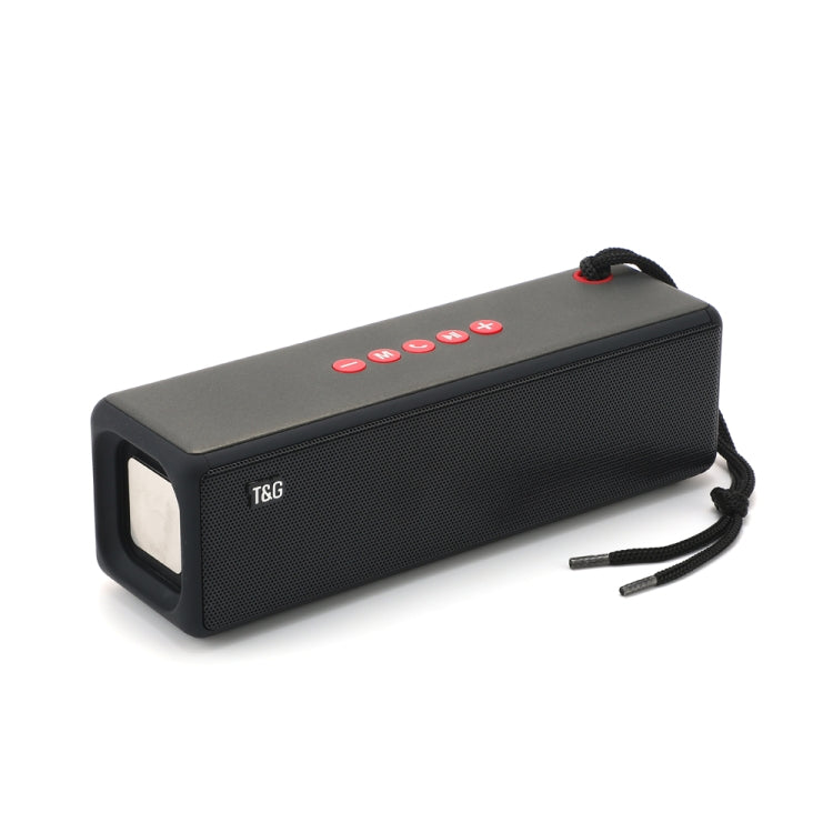 T&G TG271 TWS Subwoofer Bluetooth-Lautsprecher mit geflochtenem Seil, unterstützt USB/AUX/TF-Karte/FM