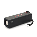 T&G TG271 TWS Subwoofer Bluetooth-Lautsprecher mit geflochtenem Seil, unterstützt USB/AUX/TF-Karte/FM