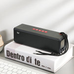 T&G TG271 TWS Subwoofer Bluetooth-Lautsprecher mit geflochtenem Seil, unterstützt USB/AUX/TF-Karte/FM