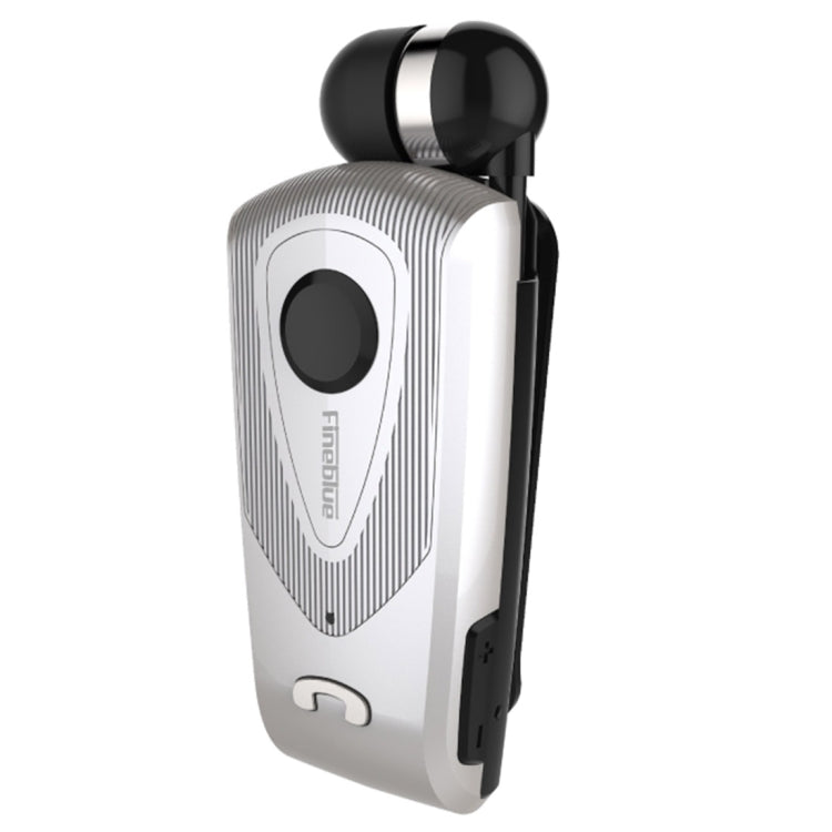 F930 CSR4.1 Einziehbares Kabel Anrufer Vibrationserinnerung Diebstahlschutz Bluetooth Headset, Schwarz, Weiß, Gold, Silber