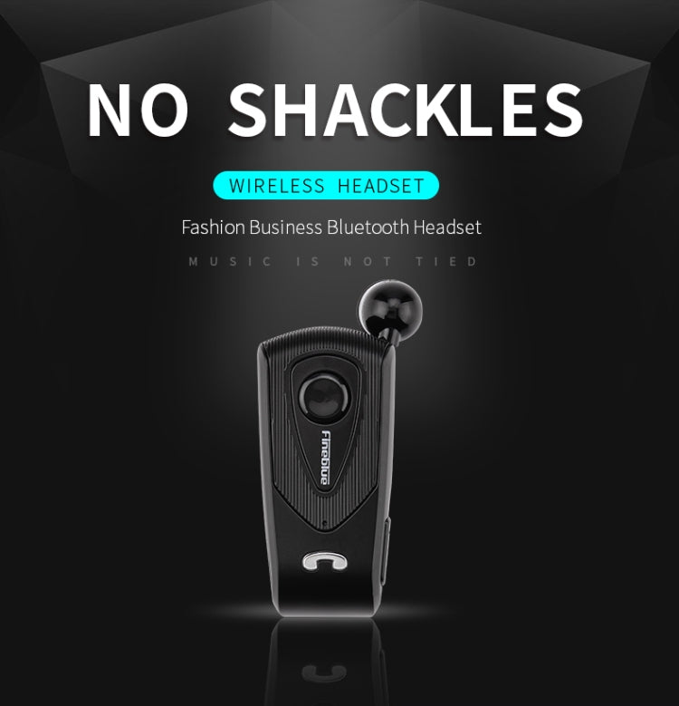 F930 CSR4.1 Einziehbares Kabel Anrufer Vibrationserinnerung Diebstahlschutz Bluetooth Headset, Schwarz, Weiß, Gold, Silber
