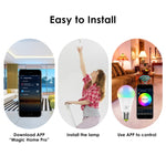 7W E27 RGBCW WLAN LED Smart-Glühbirne kabellose Smart-Home-Automatisierungsleuchte