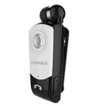 F960 CSR4.1 Einziehbares Kabel Anrufer Vibrationserinnerung Diebstahlschutz Bluetooth Headset, Schwarz, Weiß, Gold, Silber