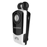 F960 CSR4.1 Einziehbares Kabel Anrufer Vibrationserinnerung Diebstahlschutz Bluetooth Headset, Schwarz, Weiß, Gold, Silber